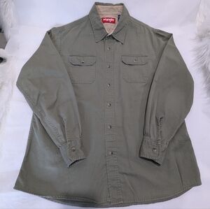 Vintage Wrangler Cotton Twill Western Style Shirt